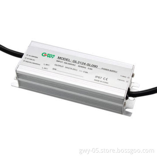 LED Power Supply with Aluminum Housing, 144*47.2*32mm